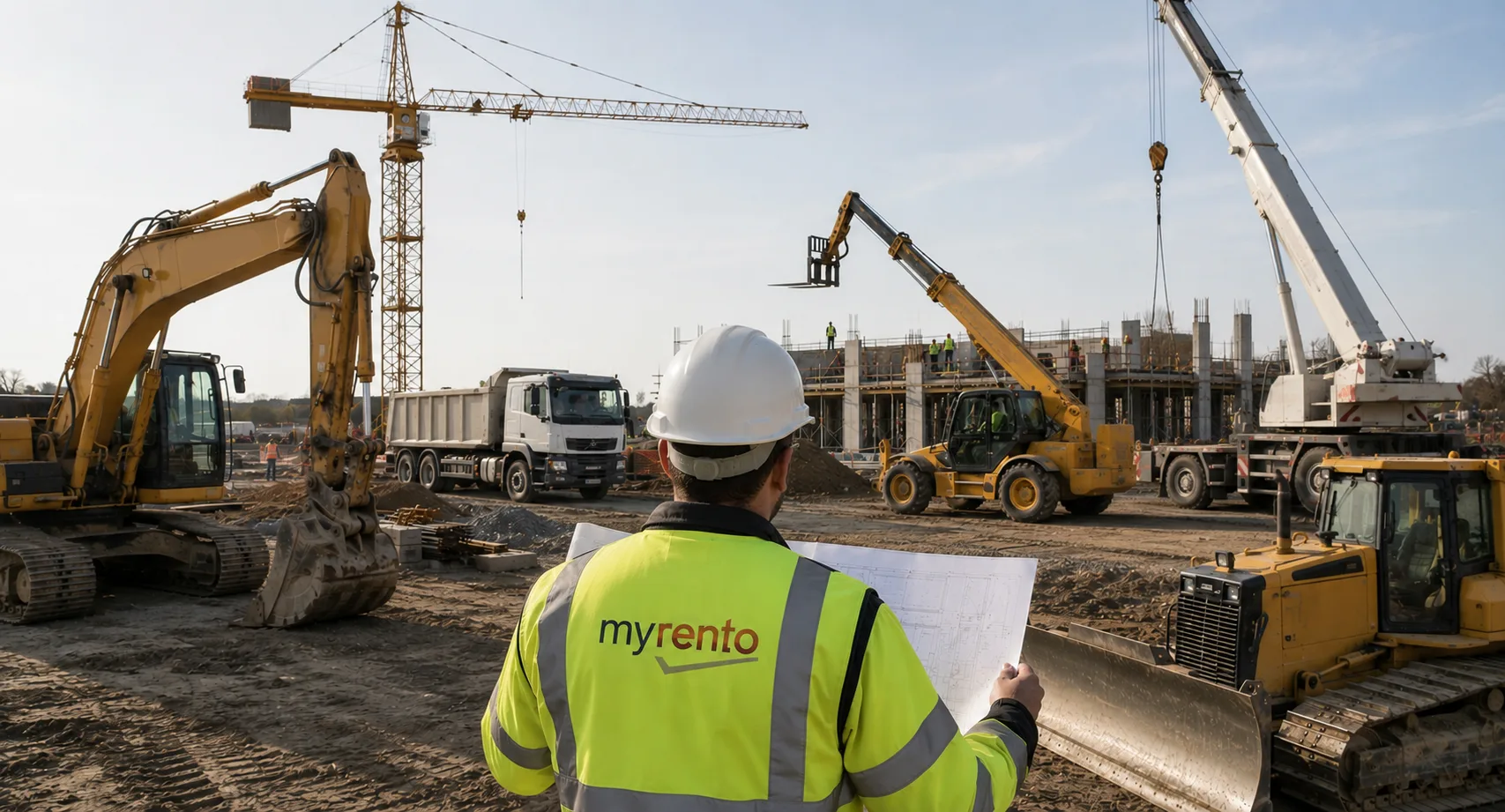 Persona che lavora con la piattaforma Myrento